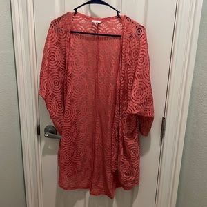 LuLaRoe Kimono Dusty Rose EUC